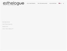Tablet Screenshot of esthelogue.com